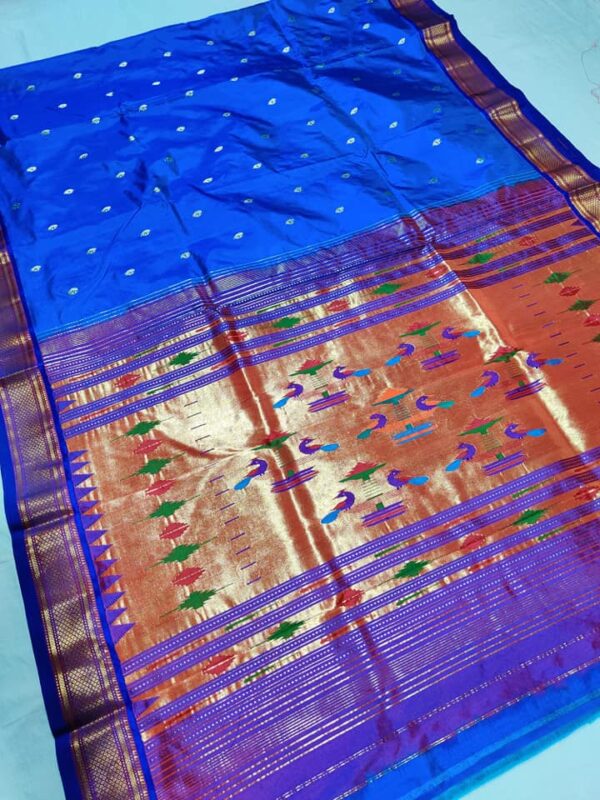 Double Pallu Pure Paithani Saree