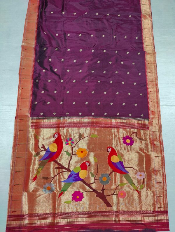 Single Munia Pure Silk Saree