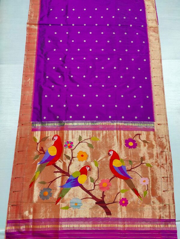 Single Munia Pure Silk Saree