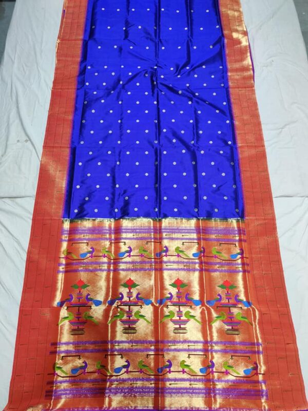 Triple Munia Pure Silk Saree