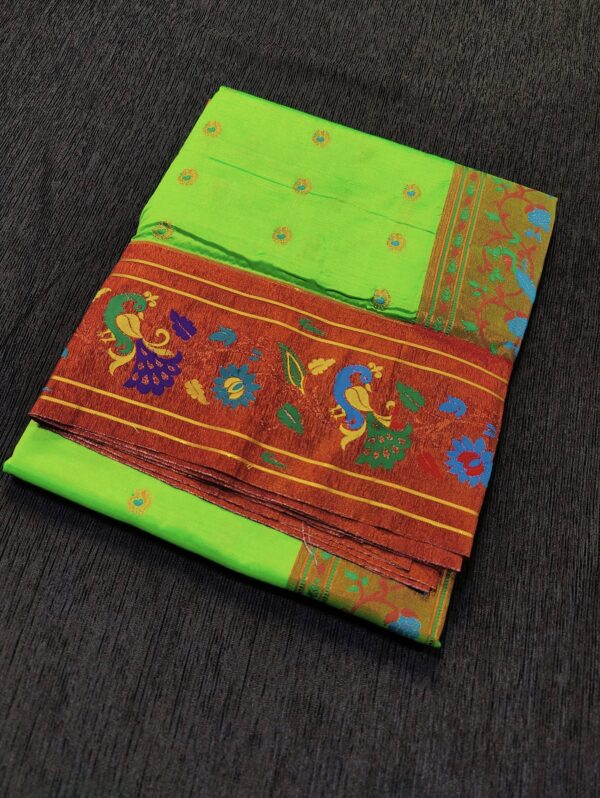 Brocade Semi-Paithani Saree
