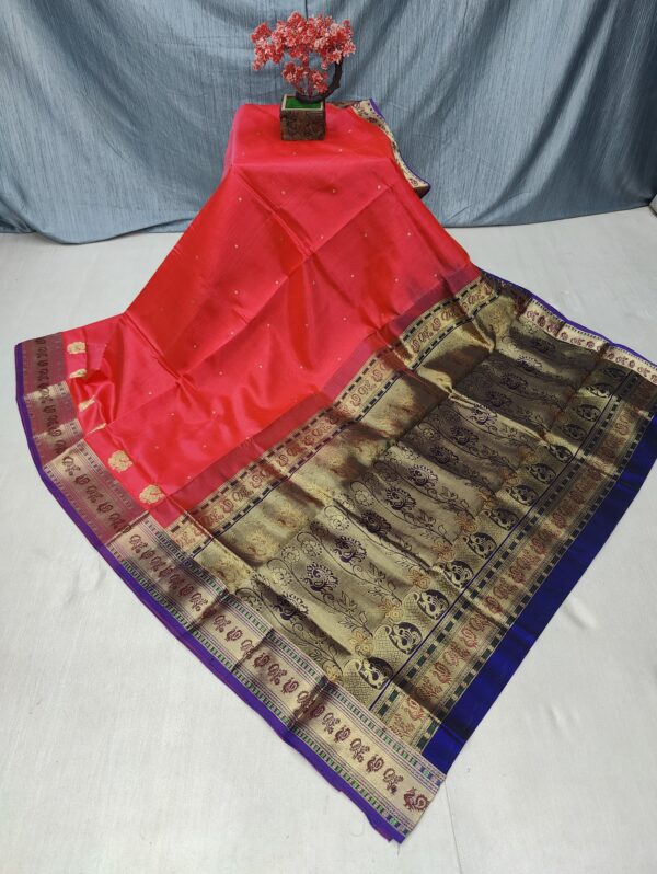 Pure Silk Peshwai Saree